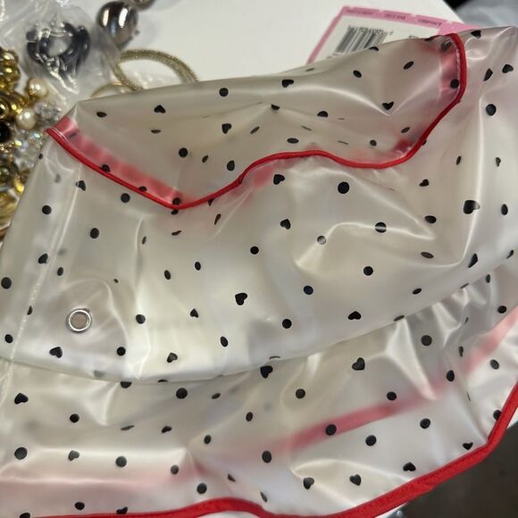 NWT Luv Betsey Johnson Bucket Hat Rain Hat Polka Dot OSFA Gorgeous - Picture 4 of 5